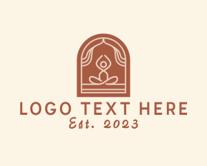 Yoga Meditation Therapy logo design