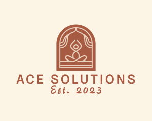 Yoga Meditation Therapy logo design