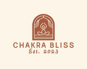 Chakra - Yoga Meditation Therapy logo design