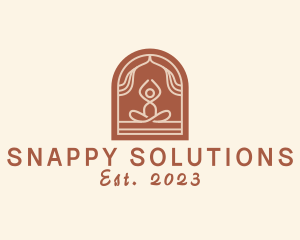 Yoga Meditation Therapy logo design