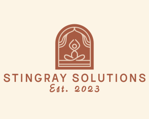 Yoga Meditation Therapy logo design