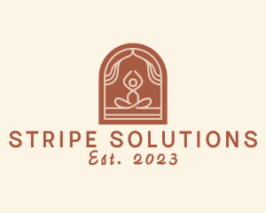 Yoga Meditation Therapy logo design