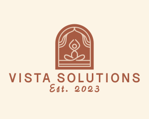 Yoga Meditation Therapy logo design