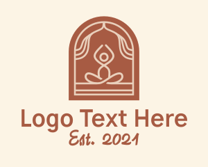 Healing - Yoga Meditation Therapy logo design
