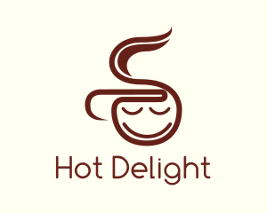 Boy Coffee Cup logo design