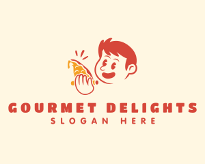 Pizza Food Diner logo design