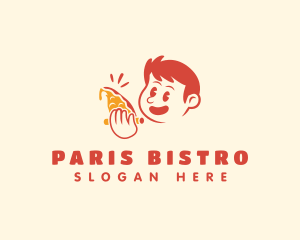 Pizza Food Diner logo design