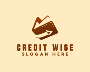 Credit - Arrow Wallet Payment logo design