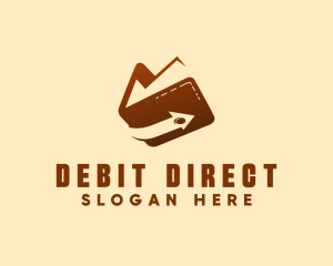 Debit - Arrow Wallet Payment logo design