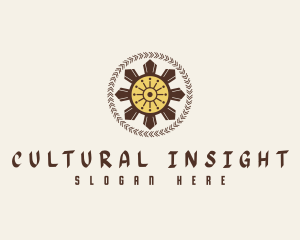 Filipino Tribal Sun logo design