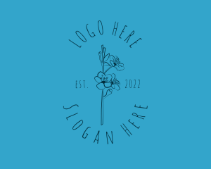 Esthetician - Rustic Flower Boutique logo design