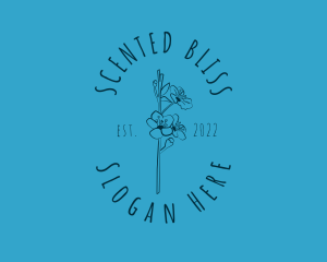 Fragrant - Rustic Flower Boutique logo design