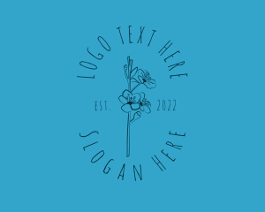 Fragrance - Rustic Flower Boutique logo design