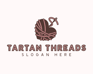 Heart Needle Thread logo design