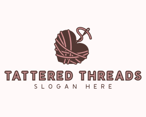 Heart Needle Thread logo design