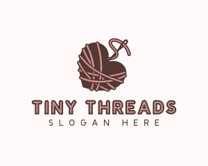 Heart Needle Thread logo design