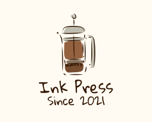 Coffee Press Appliance logo design