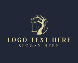 Therapy - Nature Park Tree Swing logo design