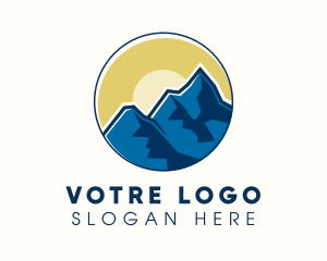Mountaineer - Himalayas Mountain Range logo design