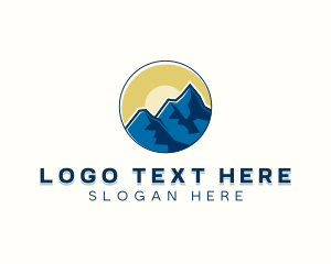 Rock Climbing - Himalayas Mountain Range logo design