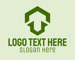 Green - Modern Abstract Realtor logo design