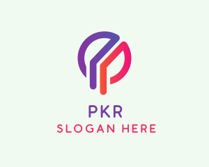 Modern Letter P  logo design