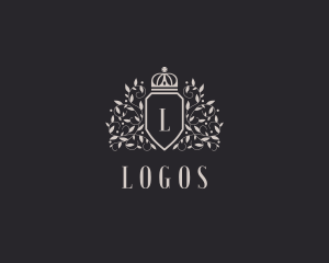 Victorian - Royal Wreath Crown logo design