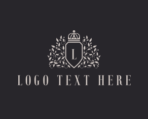 Lawyer - Royal Wreath Crown logo design