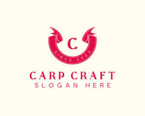 Red Ribbon Craft logo design