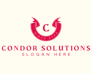 Red Ribbon Craft logo design