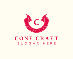 Red Ribbon Craft logo design