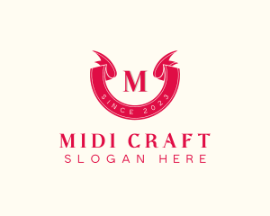 Red Ribbon Craft logo design