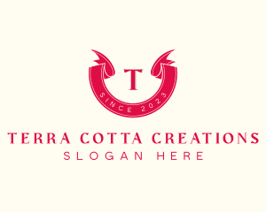 Red Ribbon Craft logo design