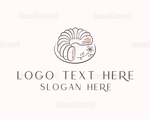 Bundt Cake Dessert Logo