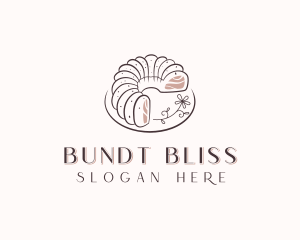 Bundt Cake Dessert logo design