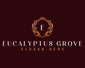 Luxury Crown Crest  logo design