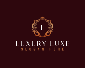 Luxury Crown Crest  logo design