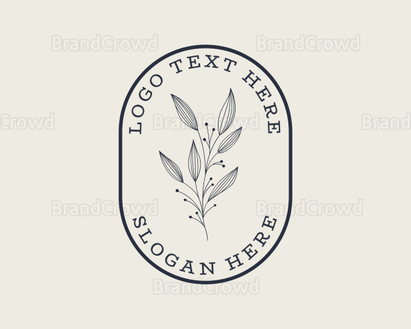 Natural Aesthetic Floral Logo