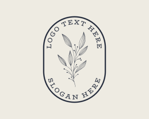 Botany - Natural Aesthetic Floral logo design