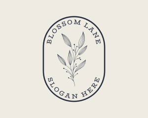 Natural Aesthetic Floral logo design