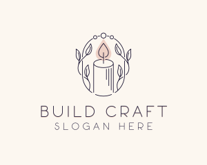 Scented Candle Spa logo design