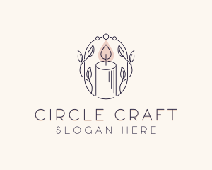 Scented Candle Spa logo design