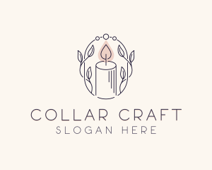 Scented Candle Spa logo design