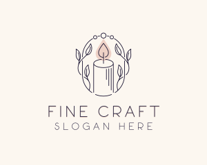 Scented Candle Spa logo design