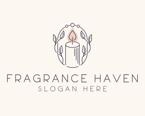 Scented - Scented Candle Spa logo design