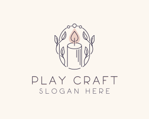 Scented Candle Spa logo design