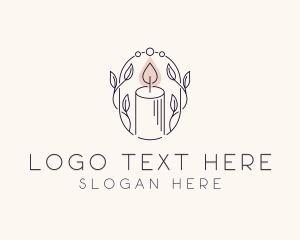 Tribute - Scented Candle Spa logo design