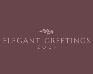 Elegant Holiday Business logo design