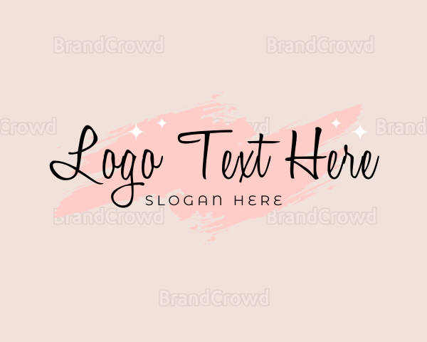 Beauty Store Wordmark Logo