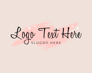 Stationery - Beauty Store Wordmark logo design